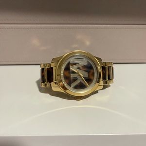 Michael Kors Tortoise/Gold Watch